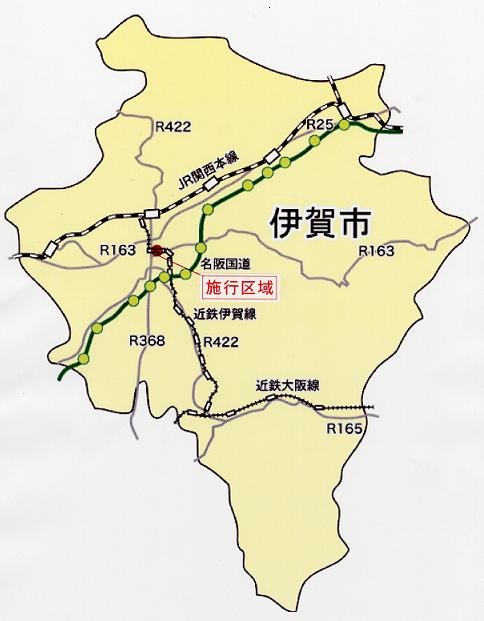 再開発位置図の画像