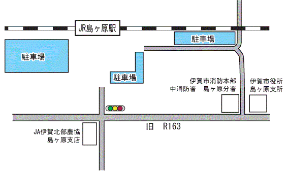 市営島ヶ原駐車場地図