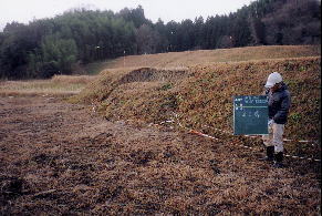 農地災害復旧　着工前の写真