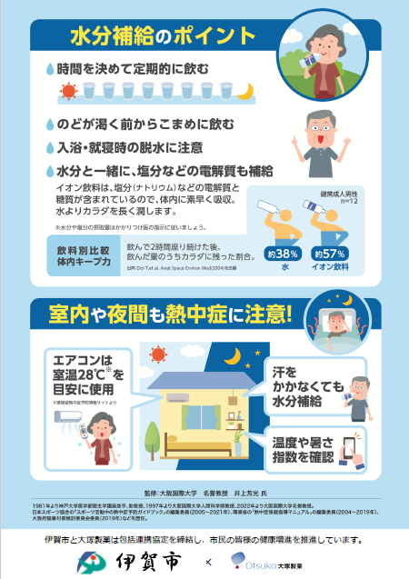 高齢者　熱中症リーフレット