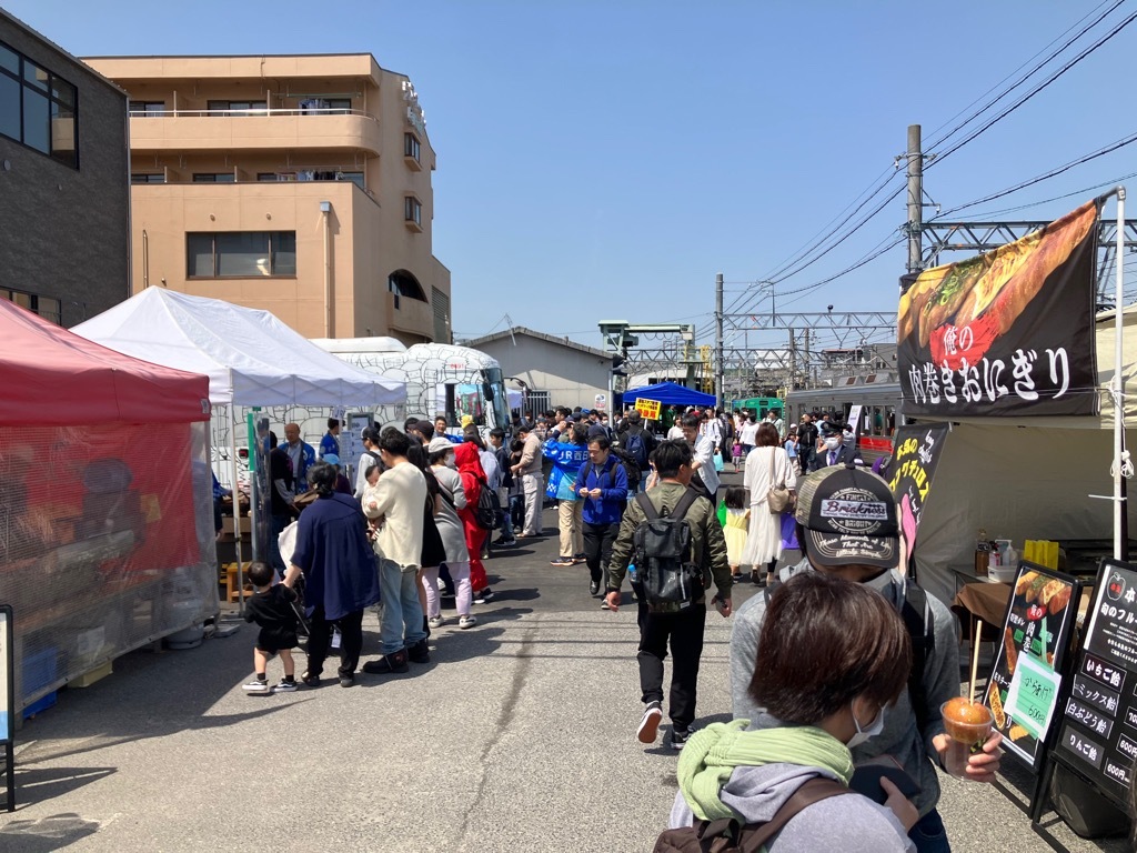 伊賀線まつり2025の様子（会場全景）