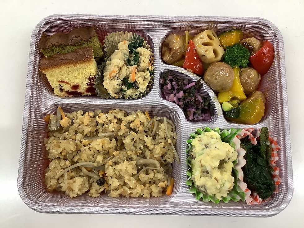 地元食材を使ったお弁当