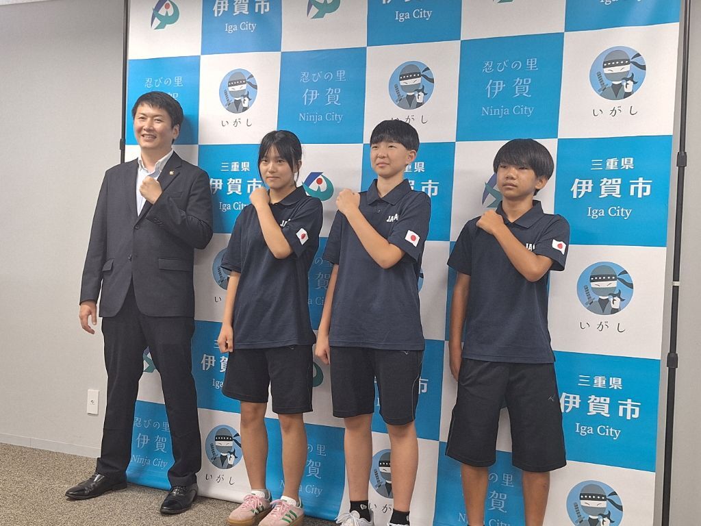 市長と選手の皆さん
