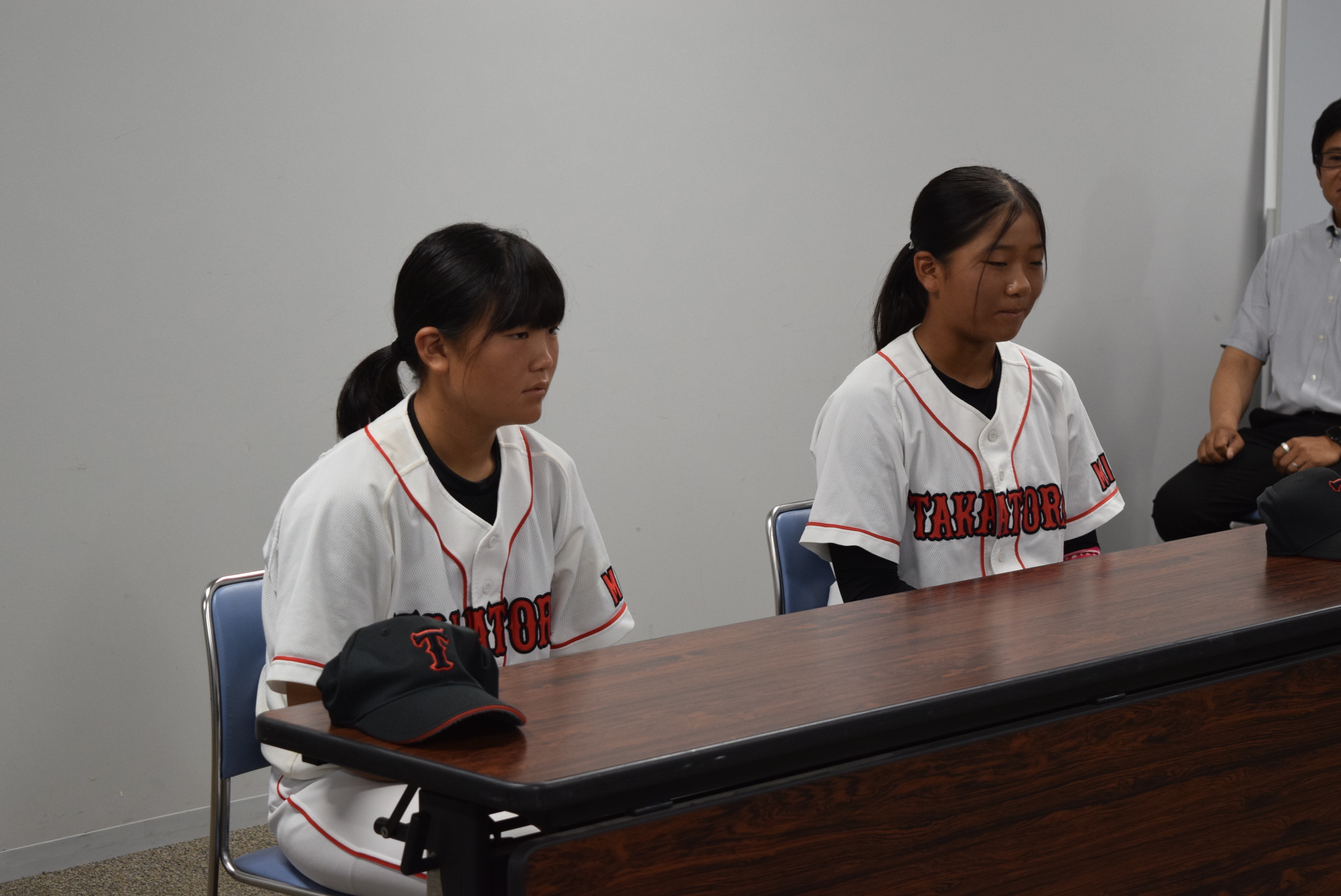 川野選手と小林選手