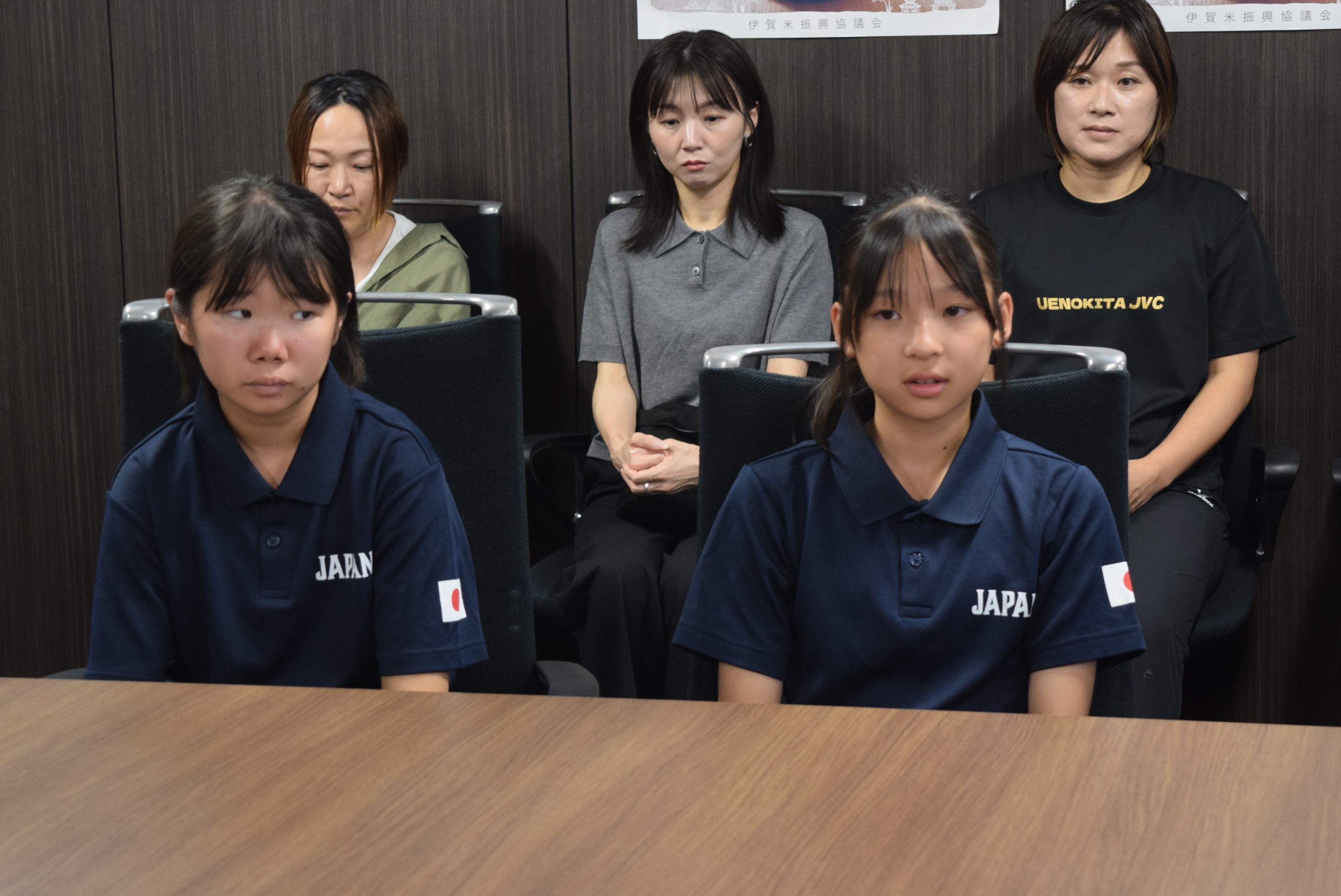 坂口　愛望選手と安岡　希々佳選手
