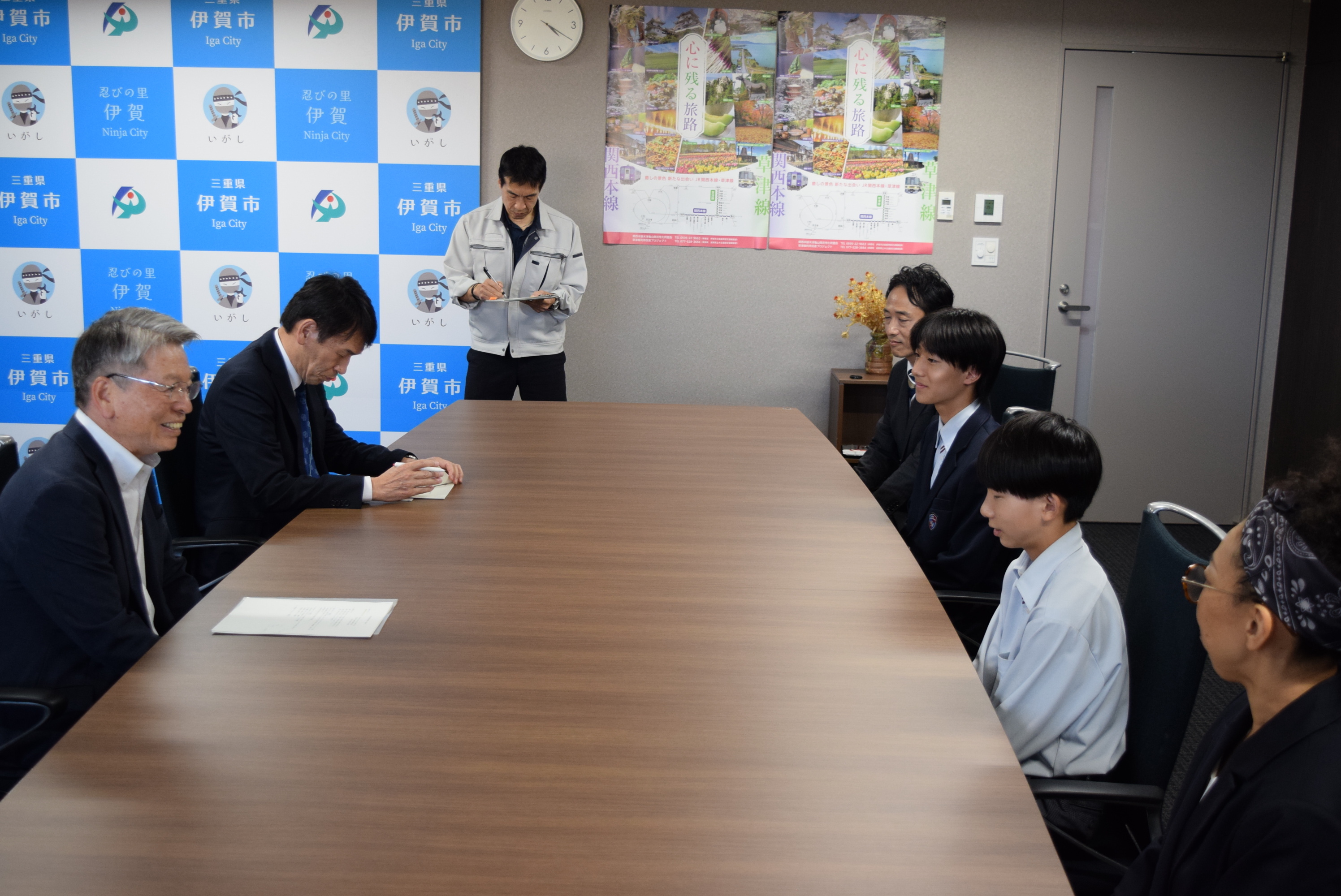 宮崎副市長と澤田教育長