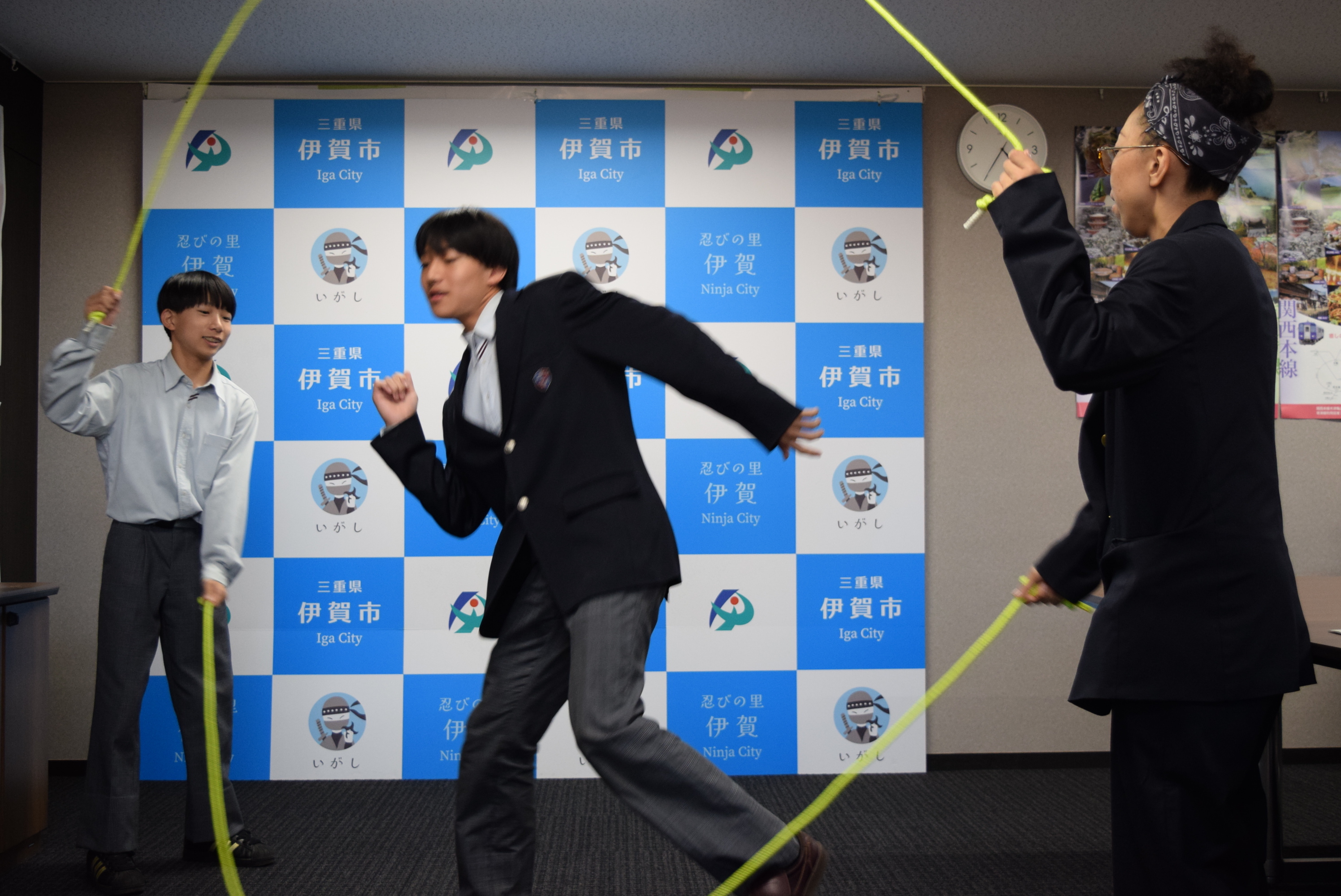 演技をする永和選手