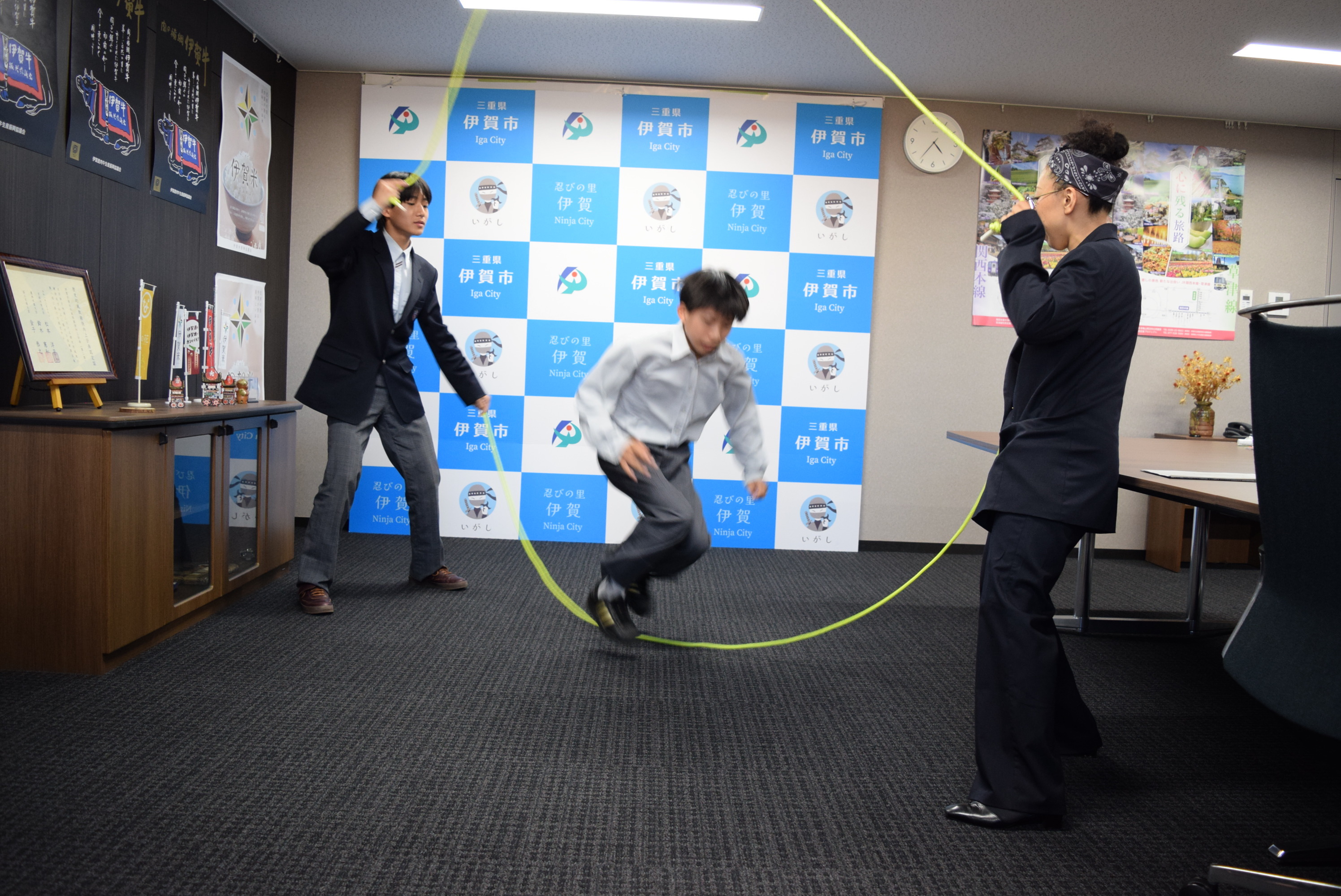 演技をする世和選手
