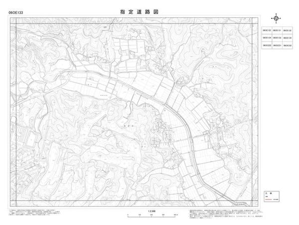 指定道路図
