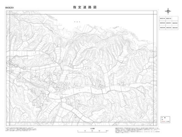 指定道路図