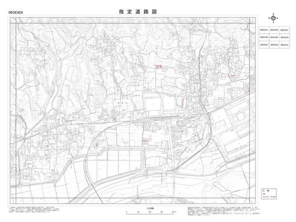 指定道路図