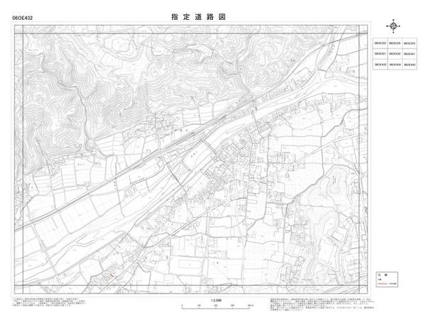 指定道路図