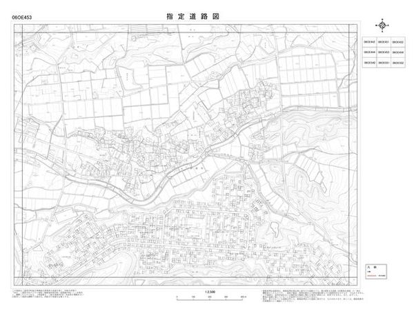 指定道路図