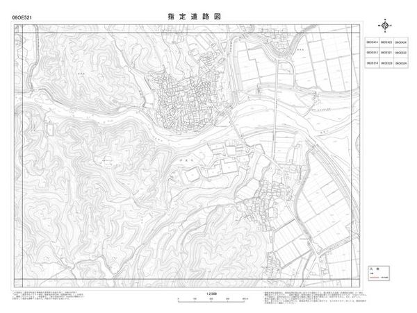 指定道路図