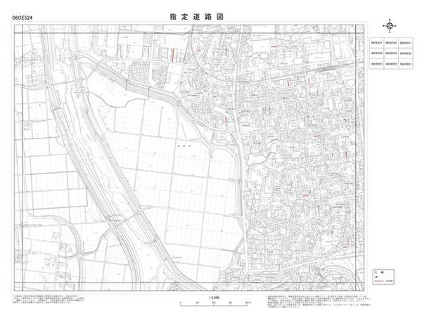 指定道路図