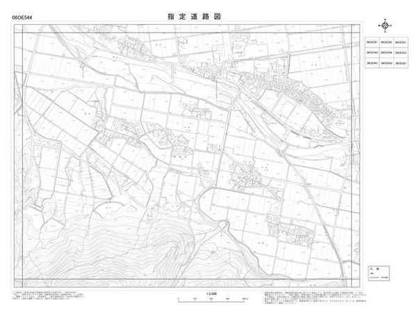 指定道路図