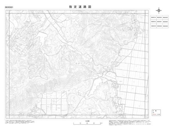指定道路図