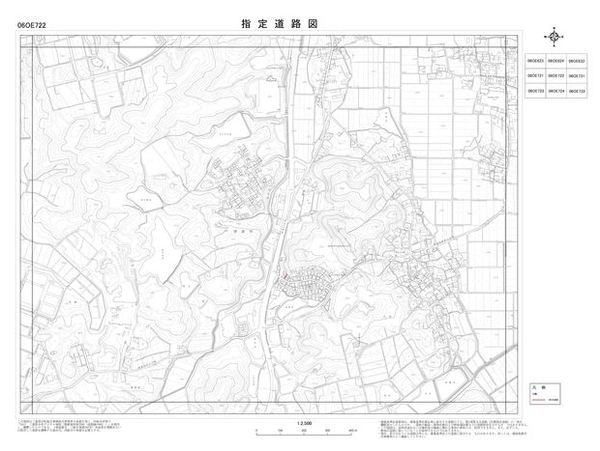 指定道路図