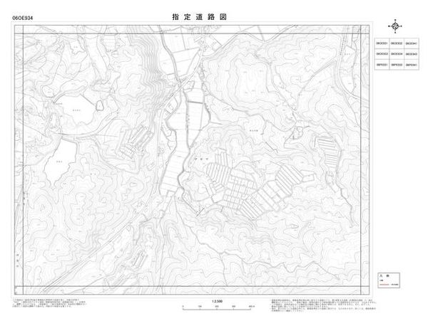 指定道路図