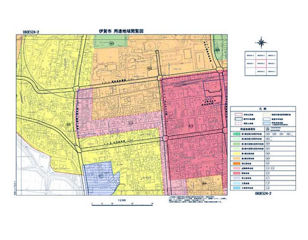 用途地域図を見る